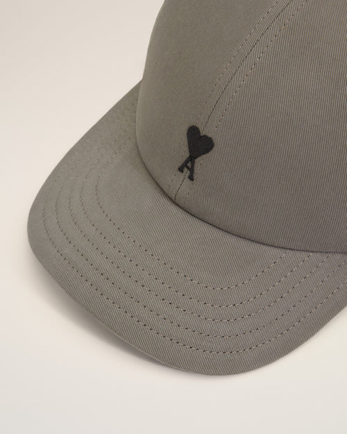 Casquette Grise Ami De Coeur en Coton - Homme - 3 - AMI Paris - Ami Paris