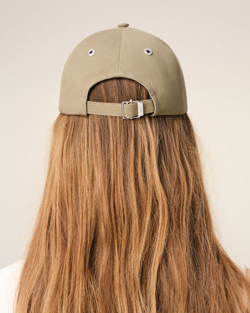 Beige Cotton Ami De Coeur Embroidery Cap - Woman - 12 - AMI Paris - Ami Paris