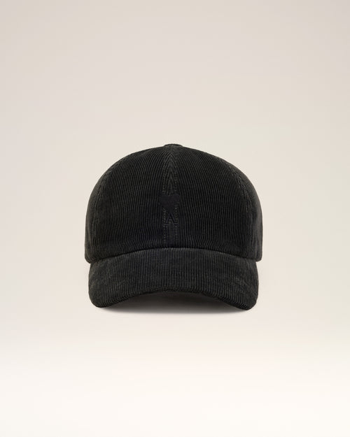 Black Cotton Ami De Coeur Corduroy Cap - 10 - Ami Paris