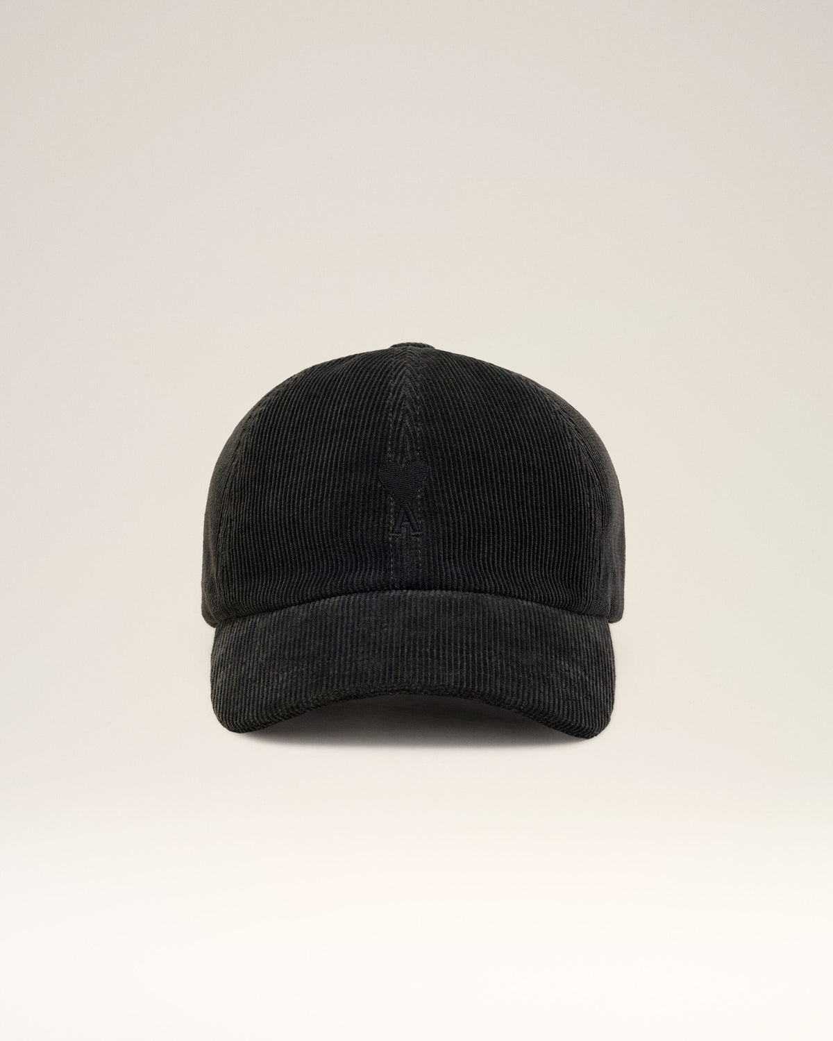 Casquette Noire Broderie Ami De Coeur Velours En Coton - 10