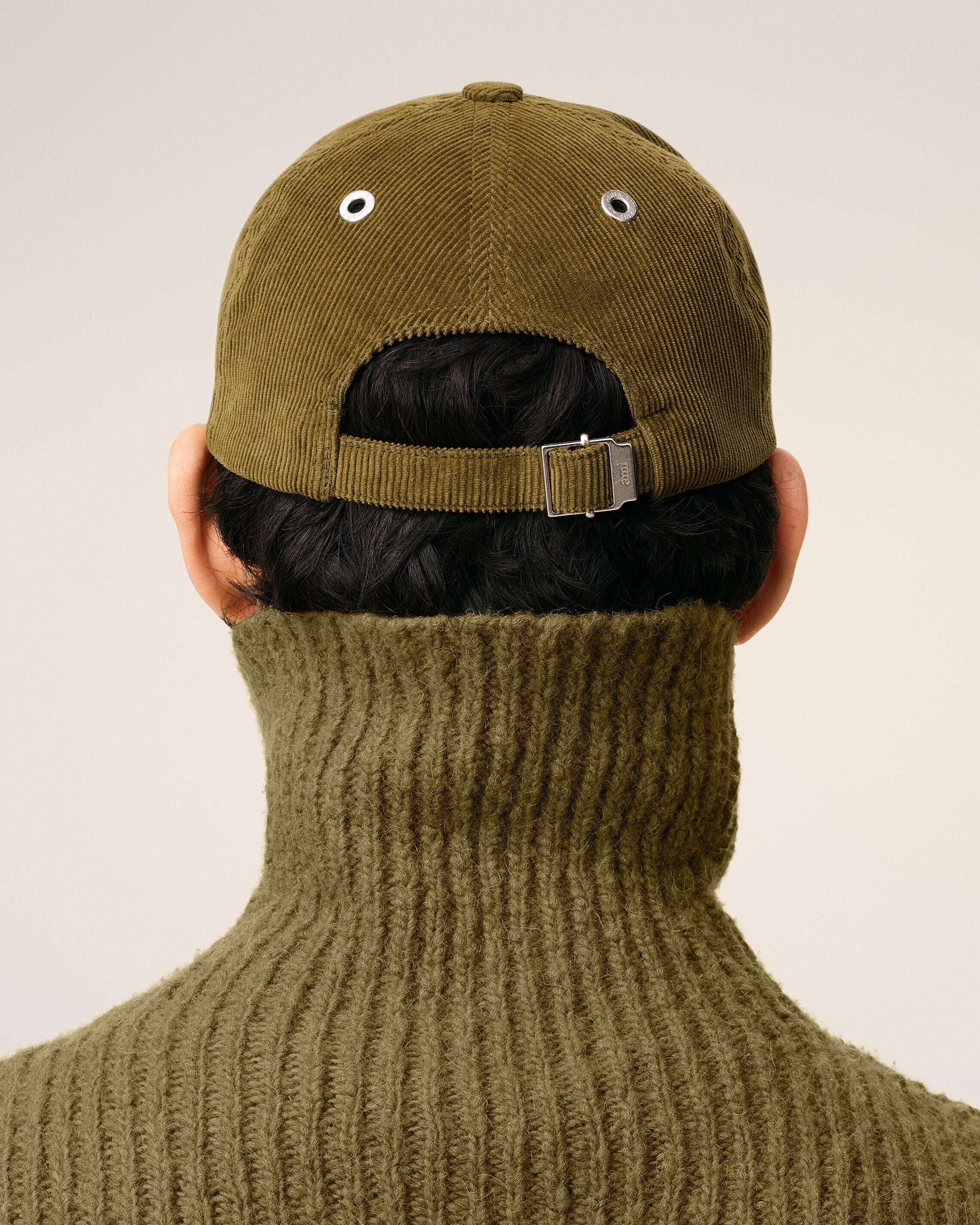 グリーン コットン Ami De Coeur コーデュロイ キャップ ブロンズ