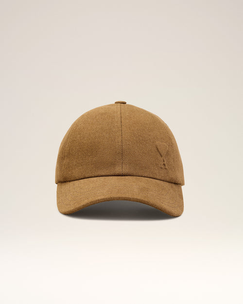 Brown Cotton Embossed Ami De Coeur Cap - 4 - Ami Paris