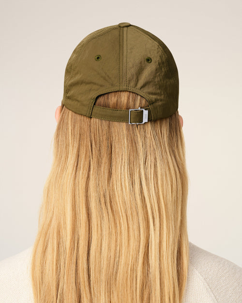 Green Nylon Ami De Coeur Stud Cap - 12 - Ami Paris