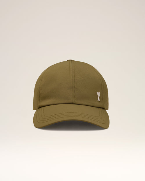 Green Nylon Ami De Coeur Stud Cap - 10 - Ami Paris