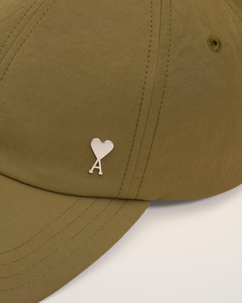 Green Nylon Ami De Coeur Stud Cap - 9 - Ami Paris