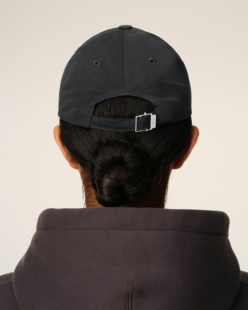 Black Nylon Ami De Coeur Stud Cap - 12 - Ami Paris