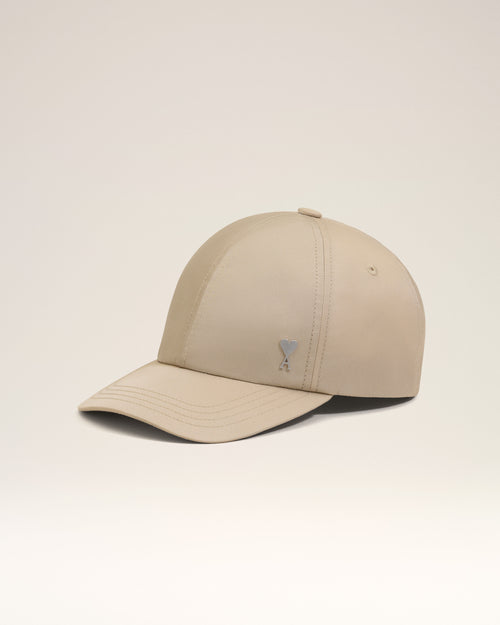 Gorra Ami de Cœur de nailon beige - 1 - Ami Paris