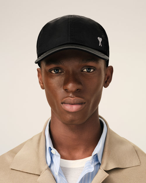 Gorra Ami de Cœur de nailon negro - 2 - Ami Paris