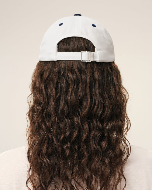 Blue And White Bicolor Cotton Ami Paris Cap - Man - 6 - AMI Paris - Ami Paris