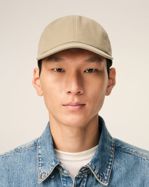 Beige Cotton Back Ami De Coeur Cap - 1 - Ami Paris