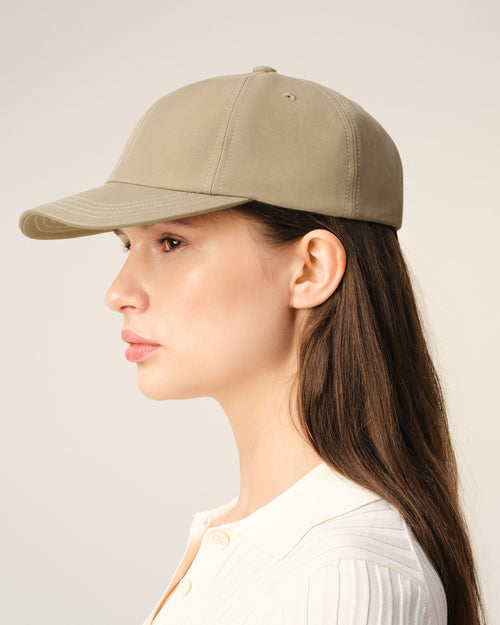 Gorra de algodón beige con Ami de Cœur en la parte trasera - Mujer - 11 - AMI Paris - Ami Paris