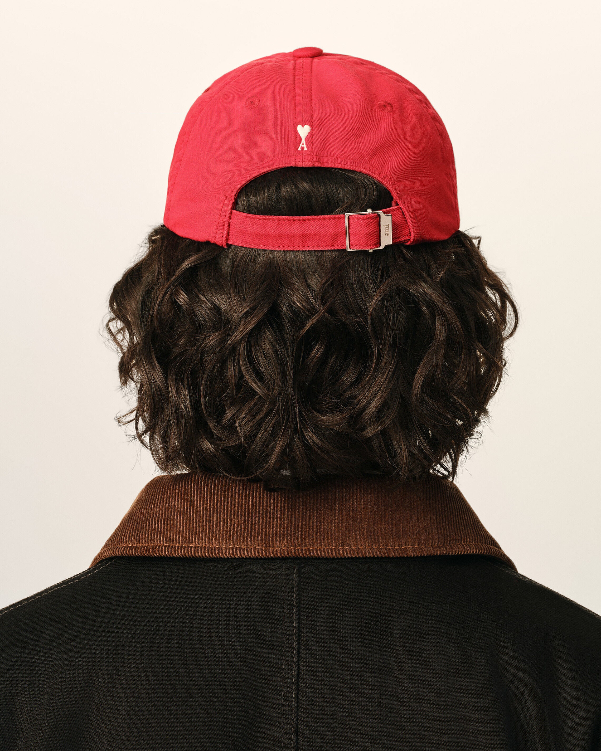 Red cotton "Thank you for being a friend" cap - 6