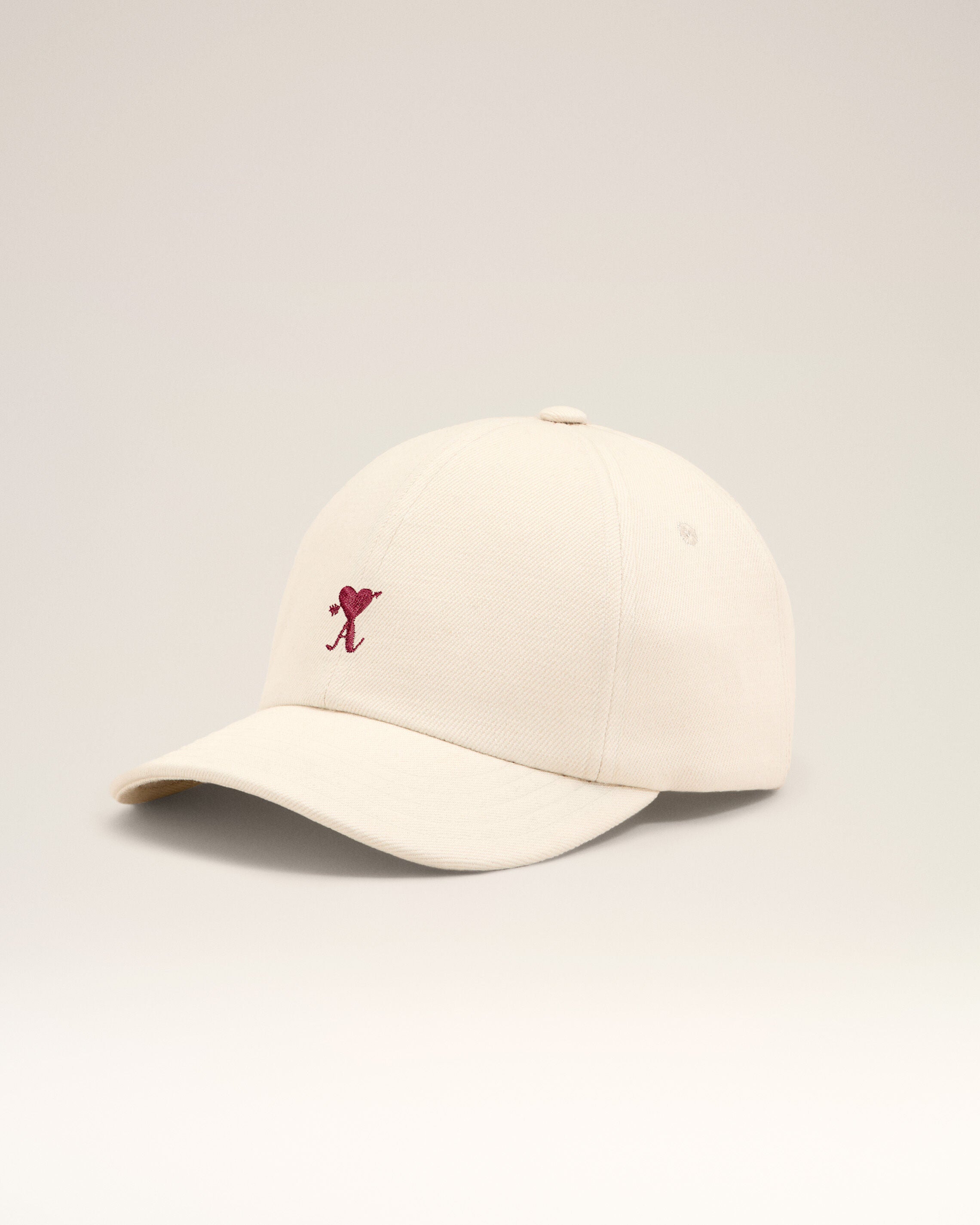 White cotton cap with Ami de Coeur arrow - 7