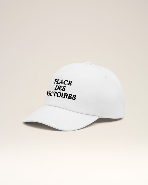 Casquette blanche en coton imprimé "Place des Victoires" - Homme - 1 - AMI Paris - Ami Paris