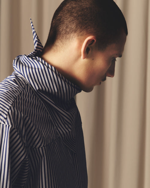 Blue Cotton Bandana Midi Dress - 7 - Ami Paris