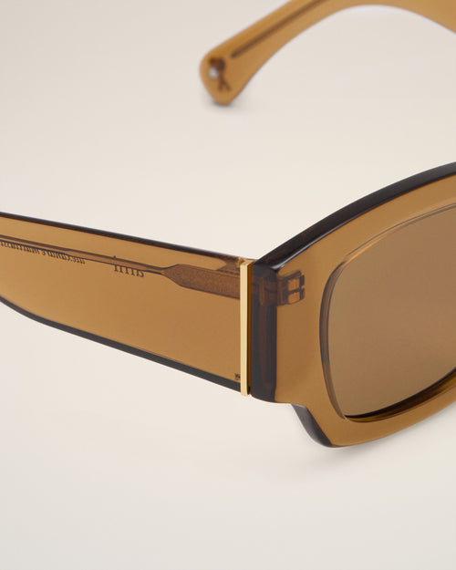Brown Acetate 75001 Sunglasses - 4 - Ami Paris