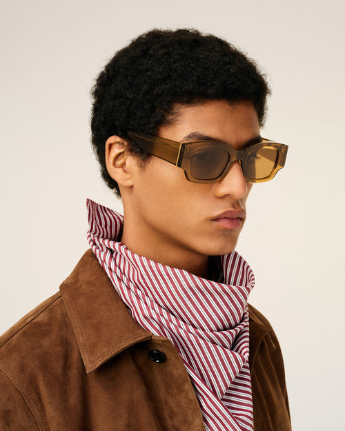 Brown Acetate 75001 Sunglasses - 2 - Ami Paris