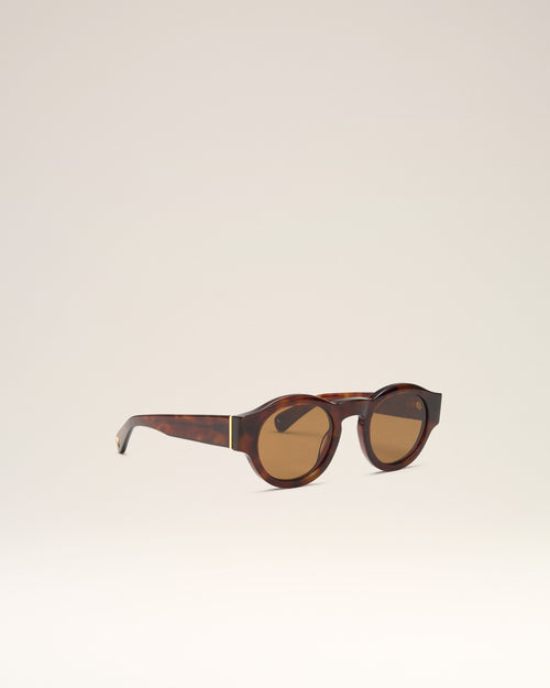Brown Acetate 75002 Sunglasses - 3 - Ami Paris