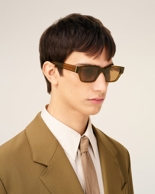 Brown Acetate 75009 Sunglasses - 2 - Ami Paris