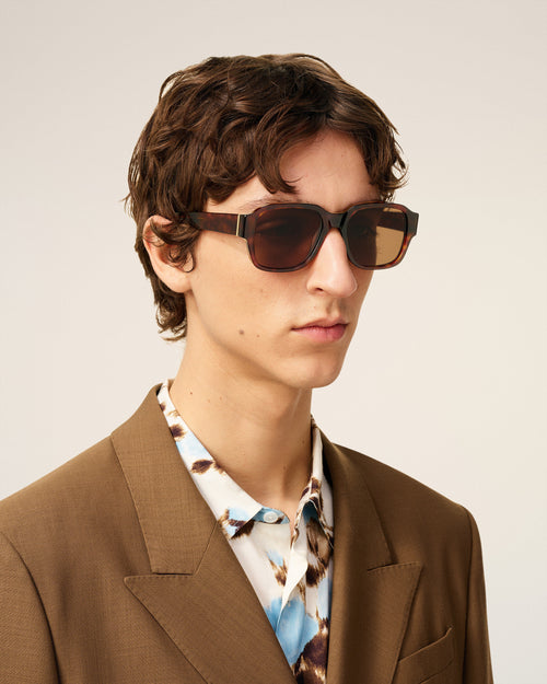 Brown Acetate 75006 Sunglasses - 1 - Ami Paris