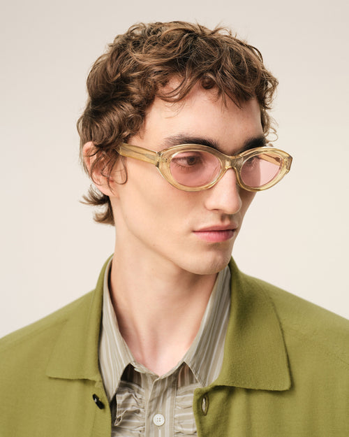 Brown 75017 Sunglasses - 2 - Ami Paris