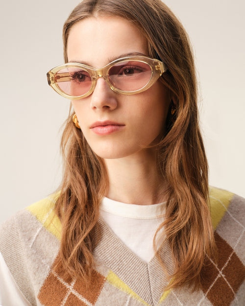                                     Brown 75017 Sunglasses - 3                                 - Ami Paris