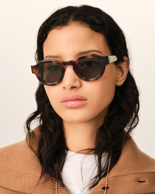 Gafas de sol 75018 marrón - Mujer - 7 - AMI Paris - Ami Paris