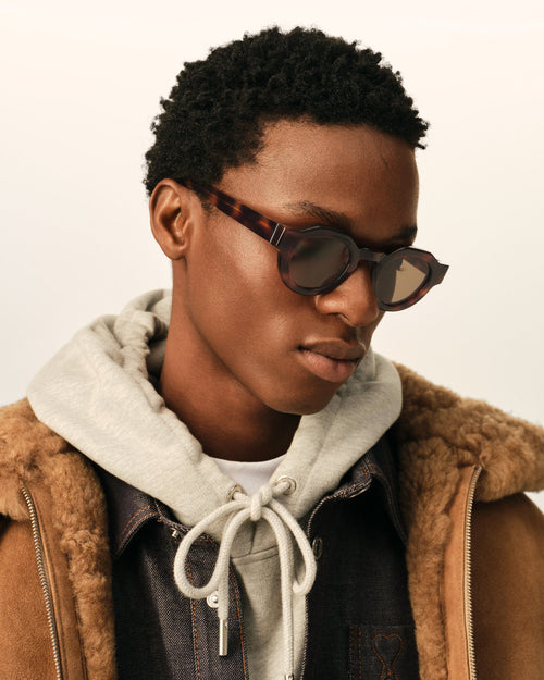 Gafas de sol 75018 marrón - Hombre - 2 - AMI Paris - Ami Paris