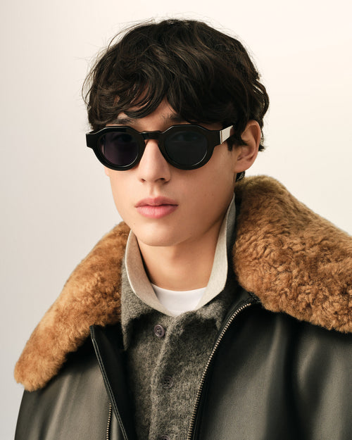Gafas de sol negras 75018 - Hombre - 2 - AMI Paris - Ami Paris