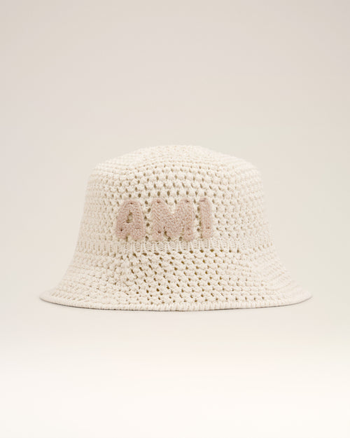 Bob Beige Patch Ami En Maille - Homme - 4 - AMI Paris - Ami Paris