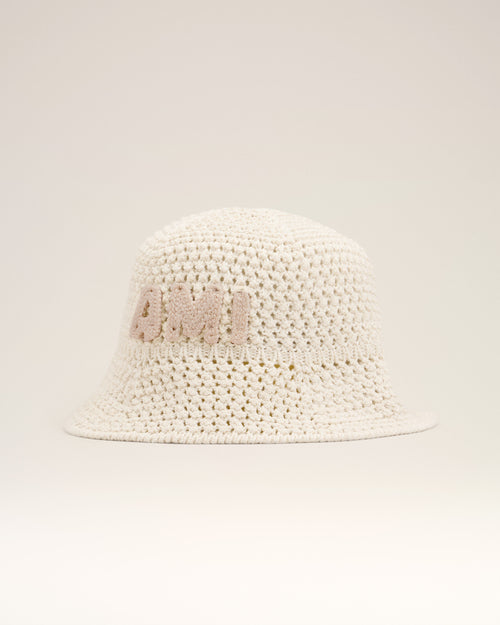 Bob Beige Patch Ami En Maille - Homme - 1 - AMI Paris - Ami Paris