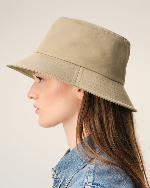 Beige Cotton Ami De Coeur Bucket Hat - Woman - 11 - AMI Paris - Ami Paris