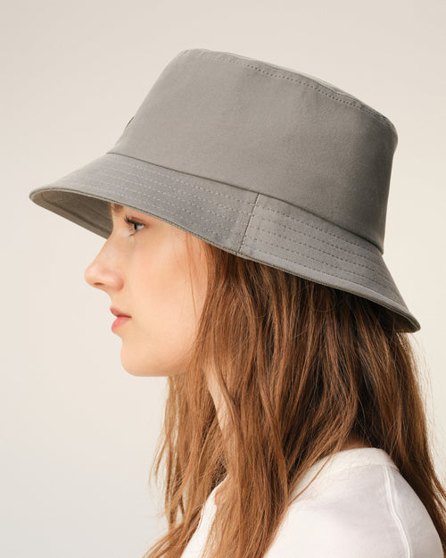 Grey Cotton Ami De Coeur Bucket Hat - 11 - Ami Paris