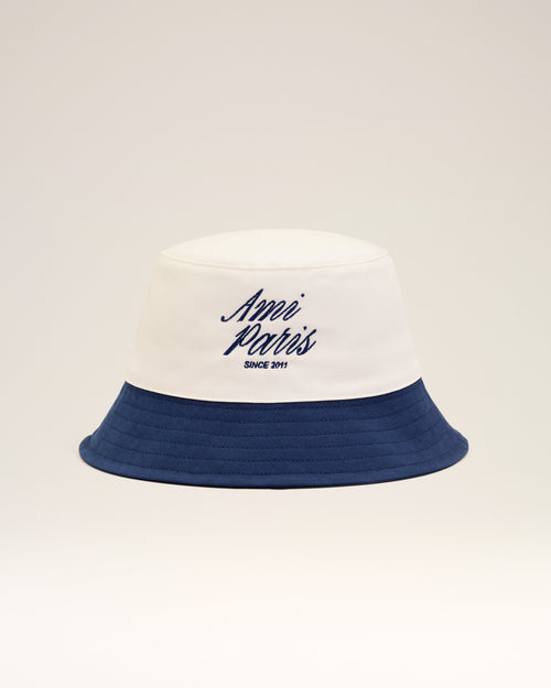 Bob Bleu Et Blanc Ami Paris en Coton - Homme - 4 - AMI Paris - Ami Paris