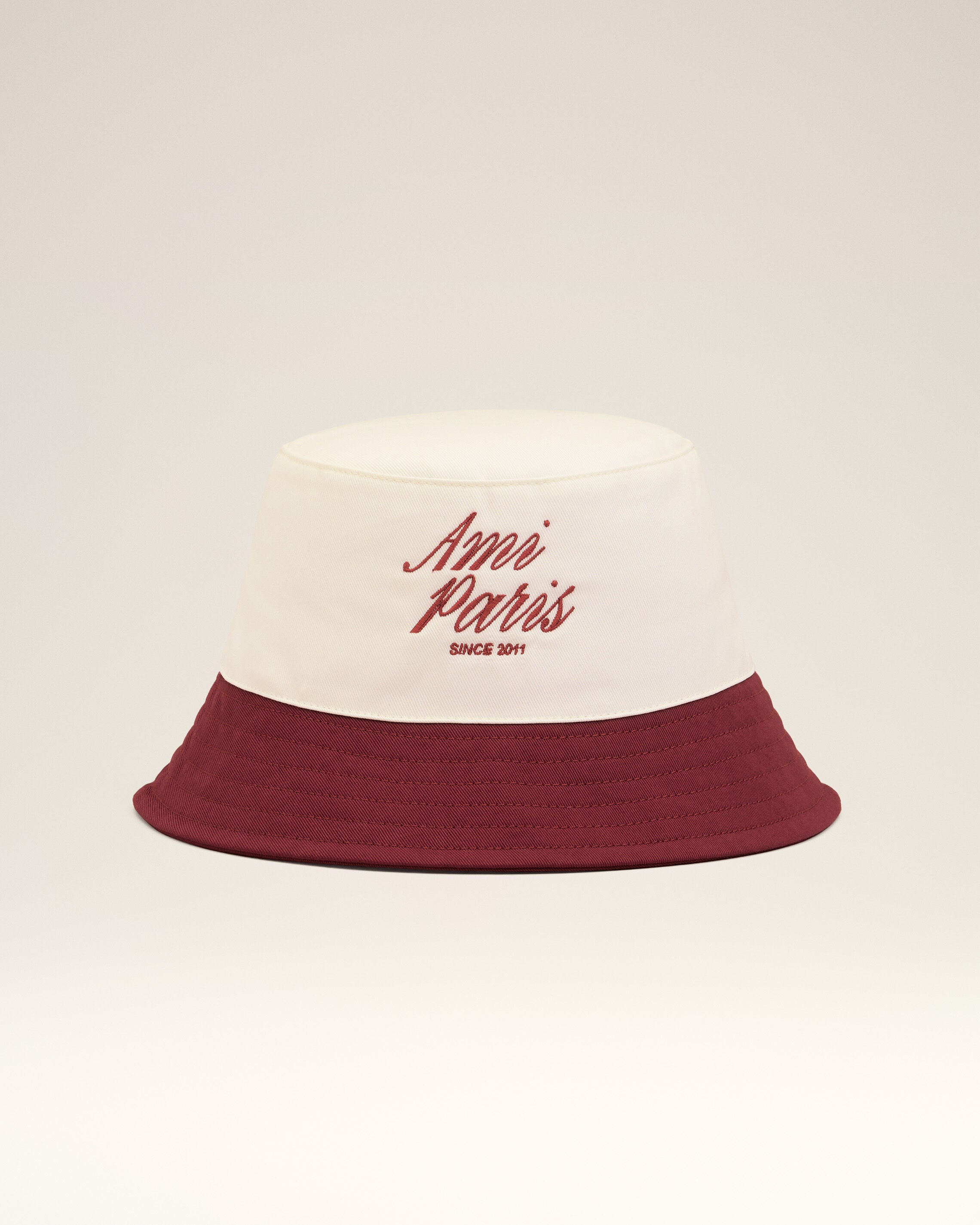 レッド＆ホワイト コットン Ami Paris ハット - 10