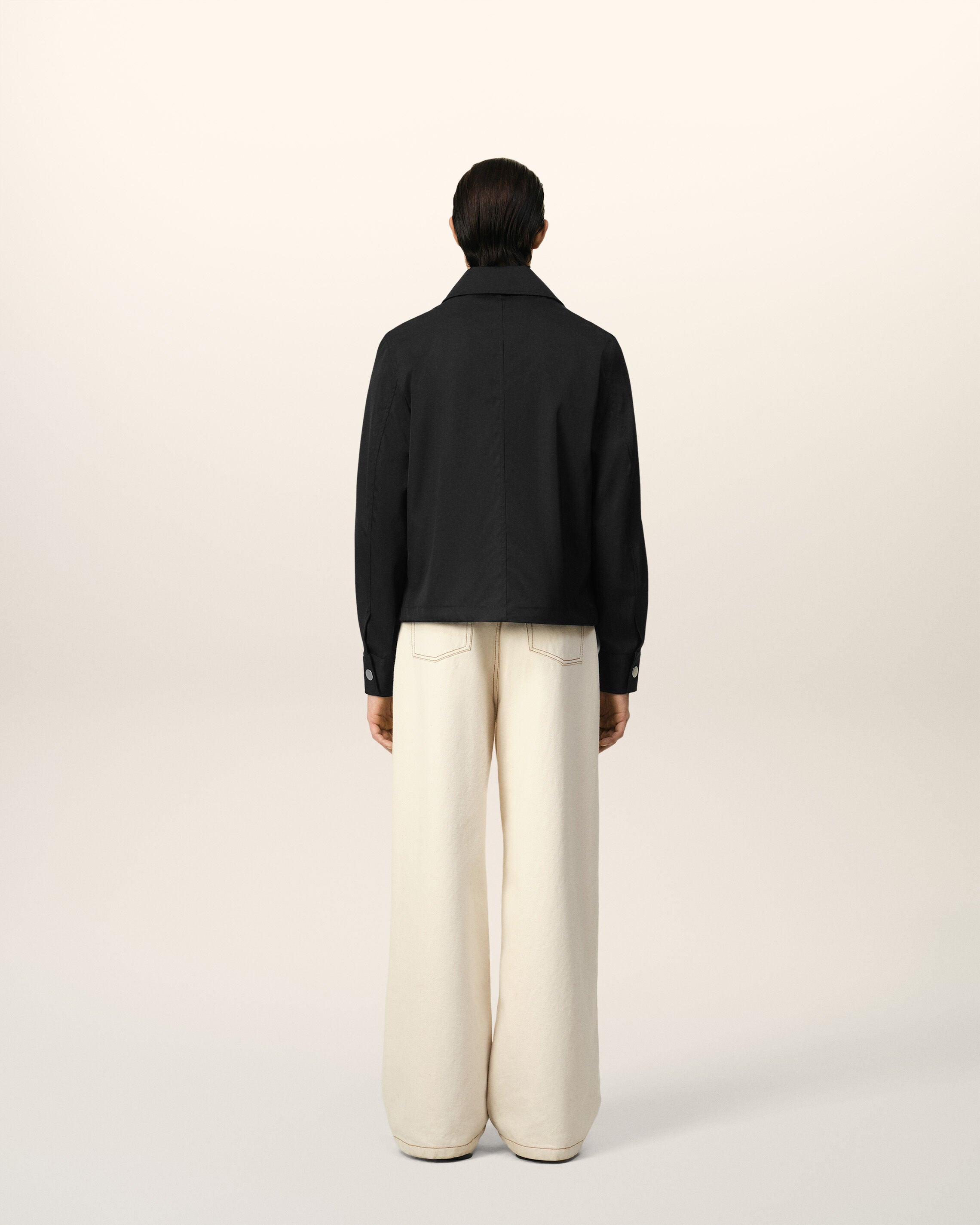 Ami Alexandre Mattiussi ボタン ジャケット ブラック | AMI PARIS