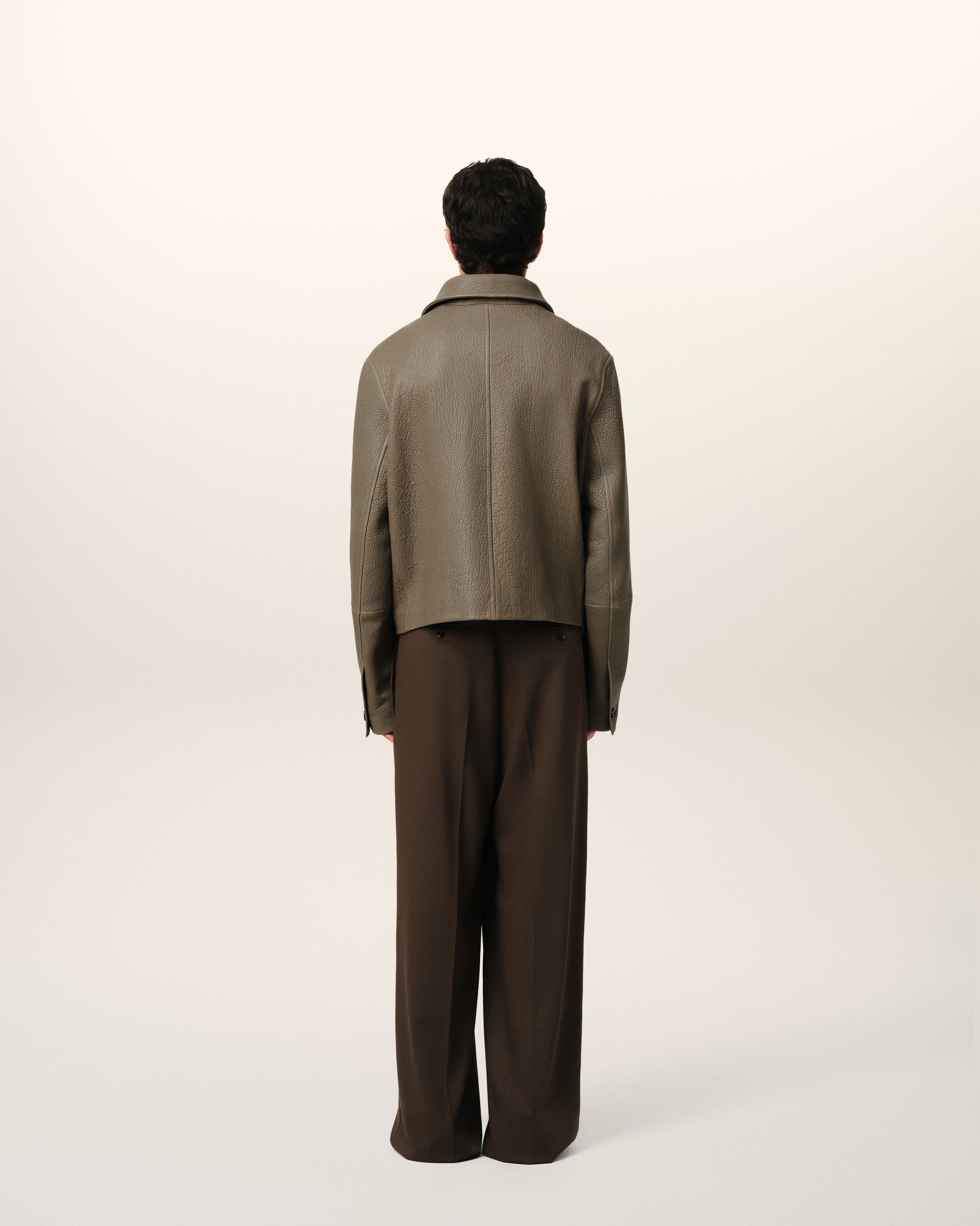 トープ レザー ボタン ジャケット 0953 | AMI PARIS