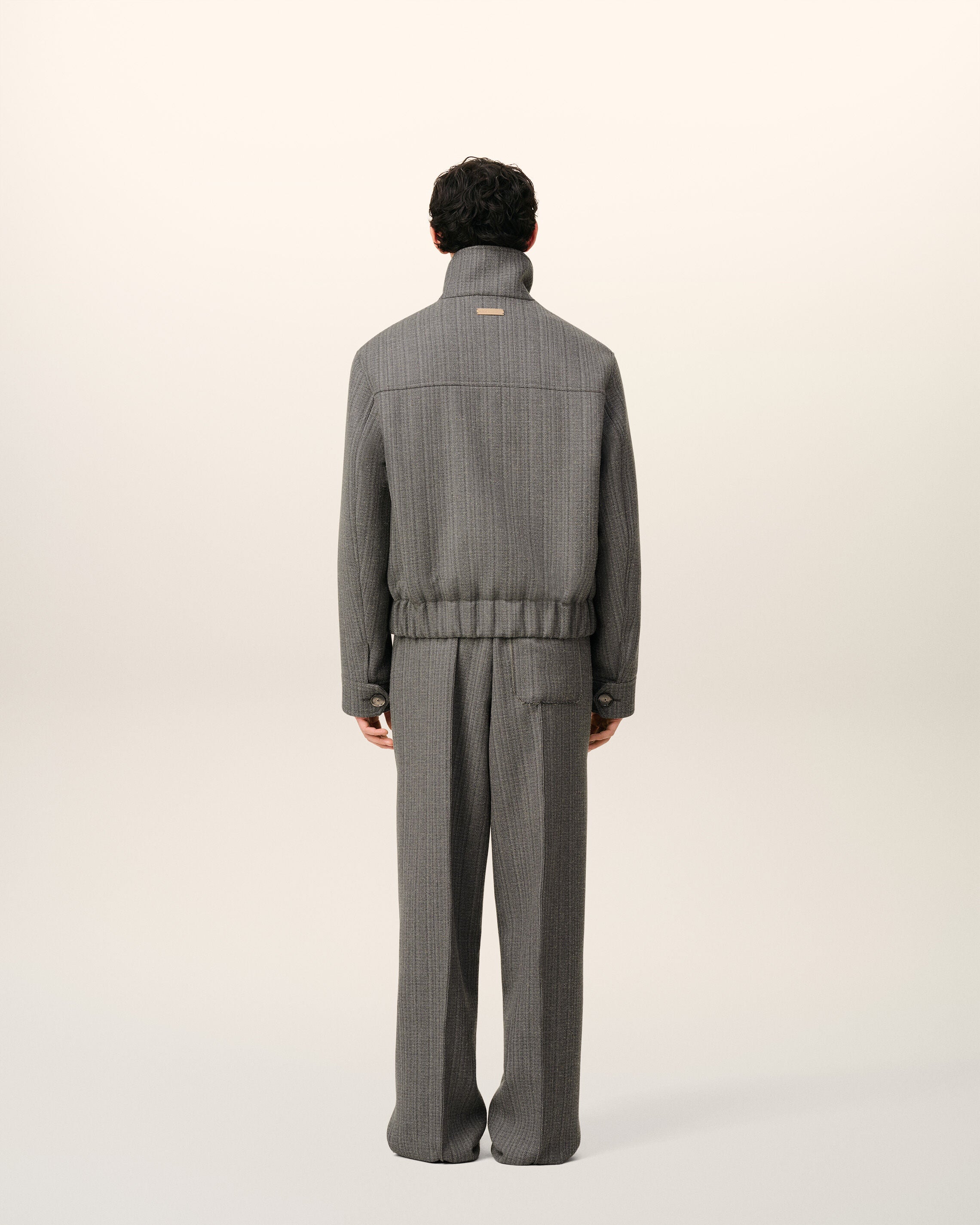 prioalegre 短丈　ハリントンジャケット　ウール　カシミア スプリットウール ハリントンジャケット（その他アウター）｜COS（コス