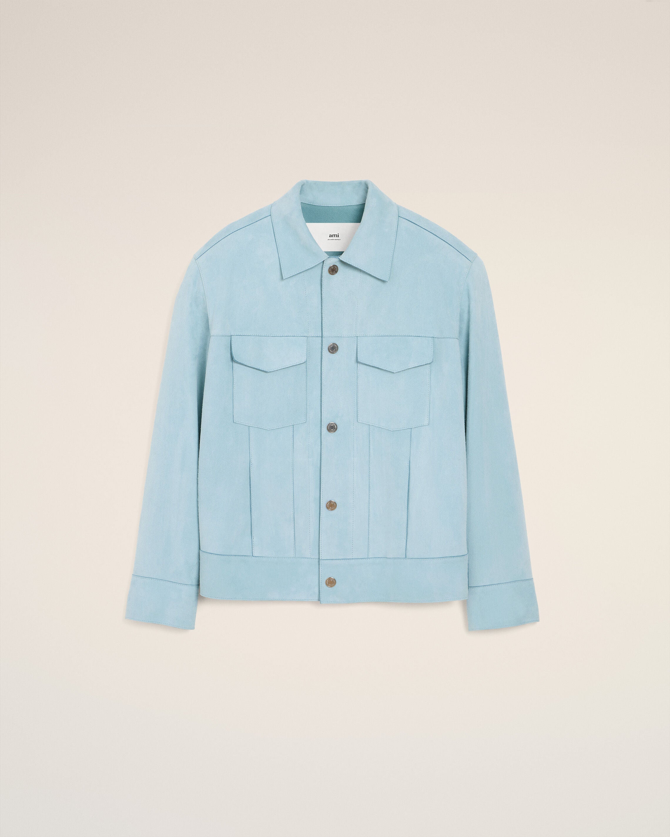 AMI Paris ジャケット ☆VIP価格☆関税無し♪【AMI PARIS】パッド入りデニムジャケット (AMI