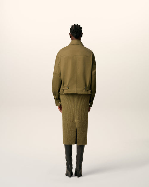 Green Cotton Worker Jacket - 11 - Ami Paris