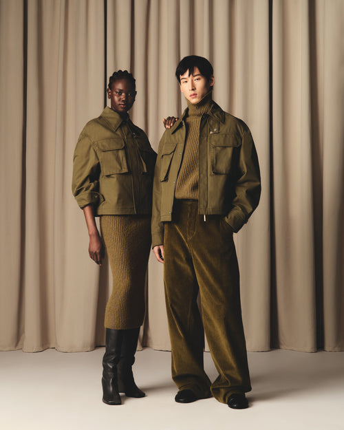 Green Cotton Worker Jacket - 13 - Ami Paris