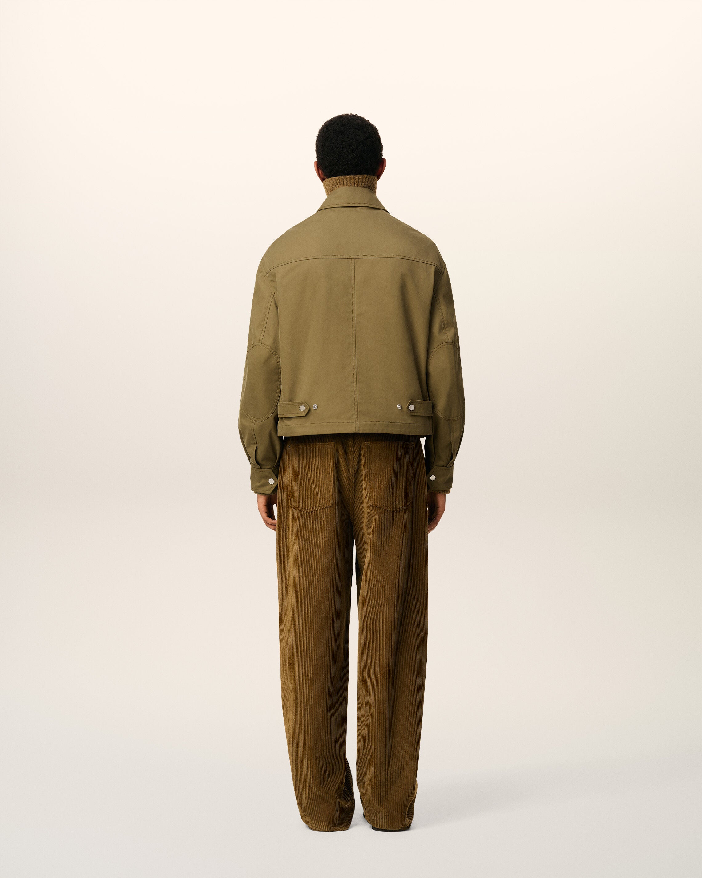 ami服*2 BRONZE Green Cotton Worker Jacket | AMI PARIS