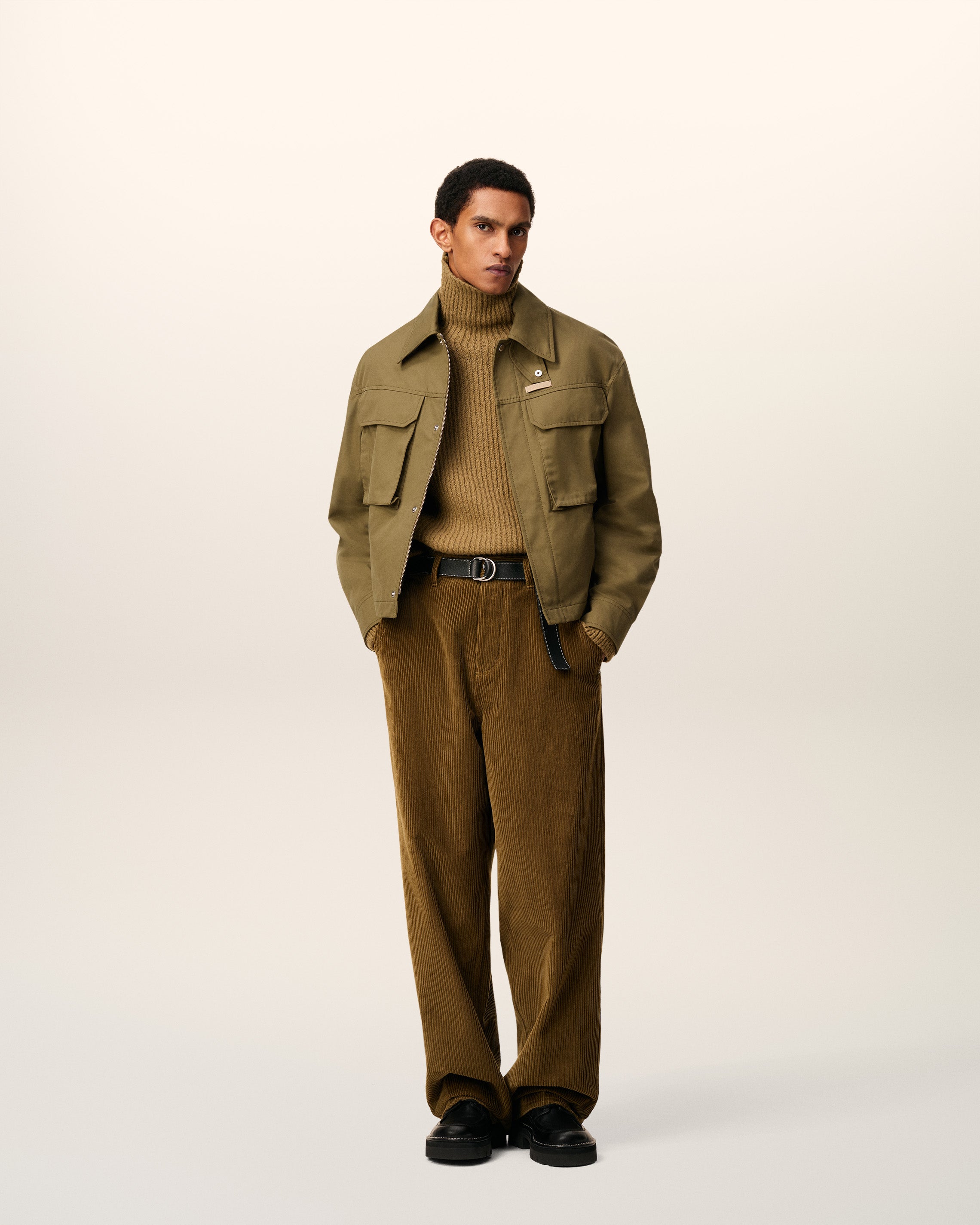 グリーン コットン ワーカー ジャケット ブロンズ | AMI PARIS