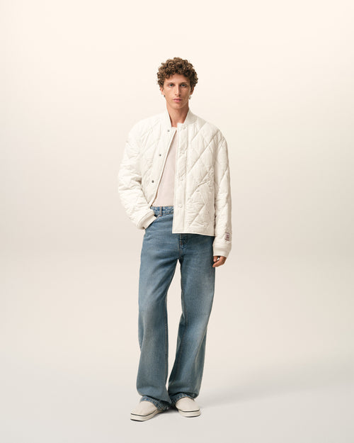 White Nylon Padded Jacket - Man - 2 - AMI Paris - Ami Paris