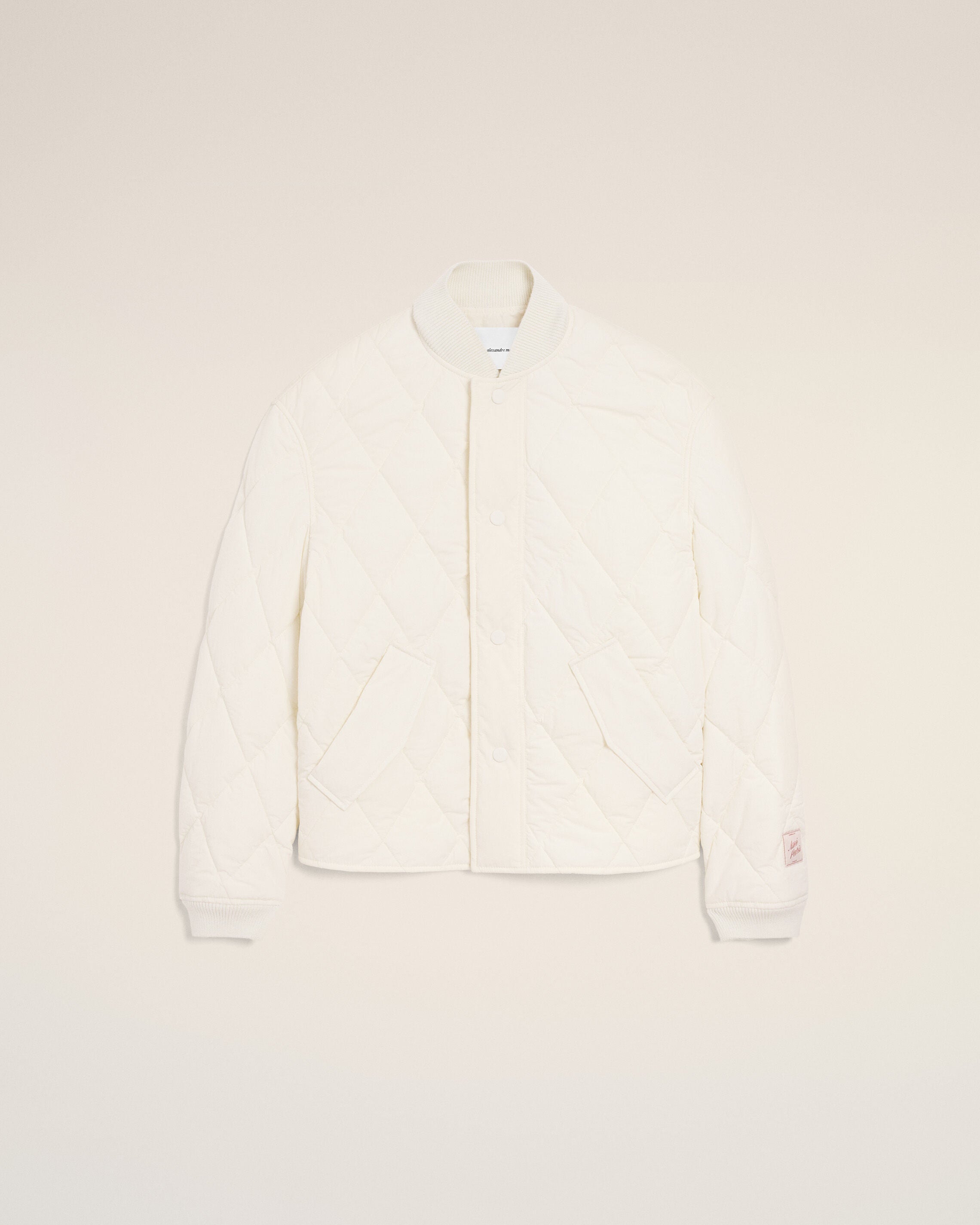 White Nylon Padded Jacket - 7