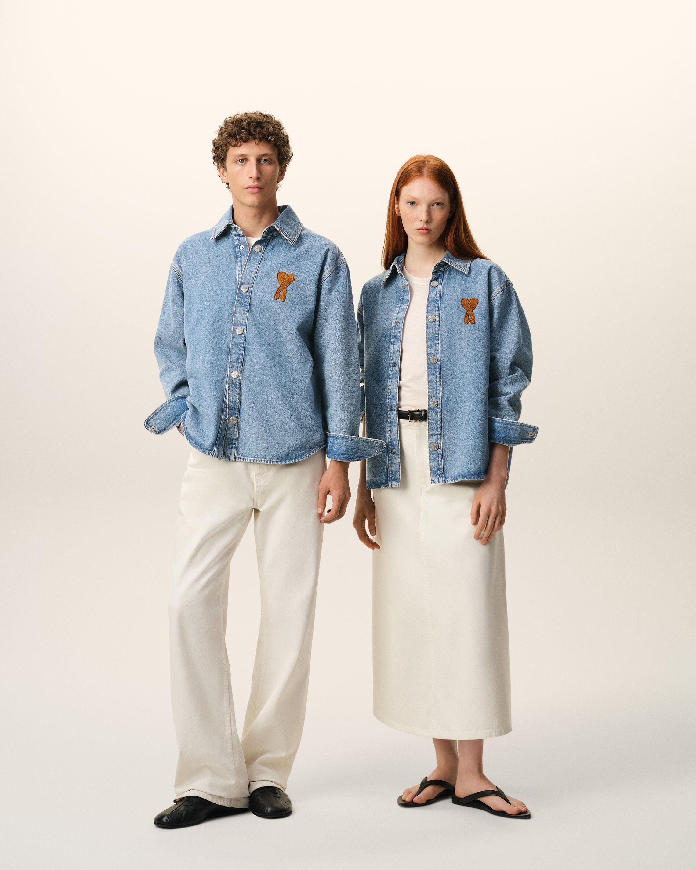 Blue Cotton Knitted Ami De Coeur Overshirt  - 13