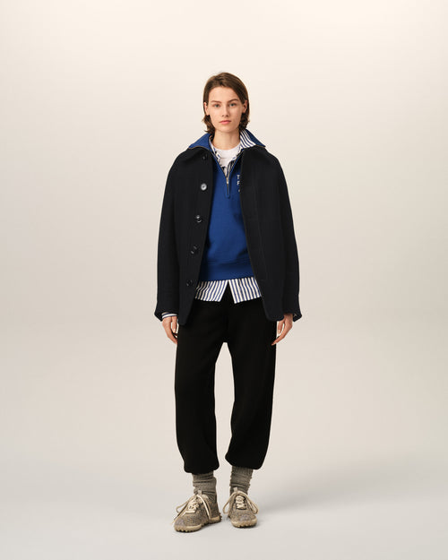 Black wool button-down jacket - Woman - 8 - AMI Paris - Ami Paris