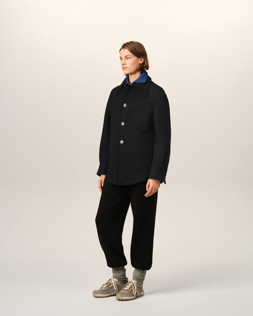 Black wool button-down jacket - Woman - 12 - AMI Paris - Ami Paris