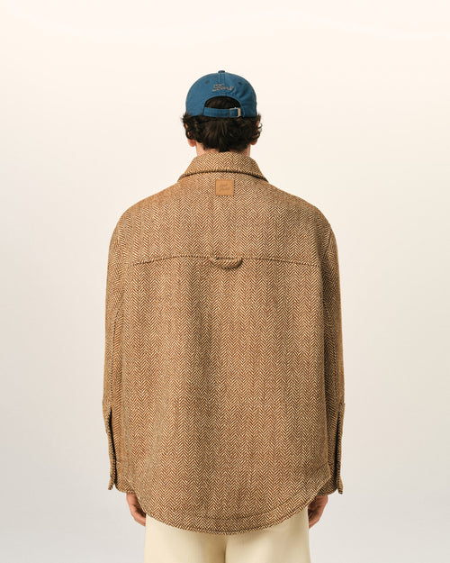Brown wool button-down jacket - Man - 5 - AMI Paris - Ami Paris