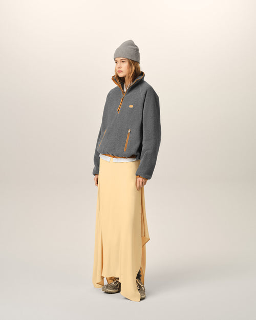 グレー フリース バルーズ Ami パッチ付き - 女性 - 13 - AMI Paris - Ami Paris
